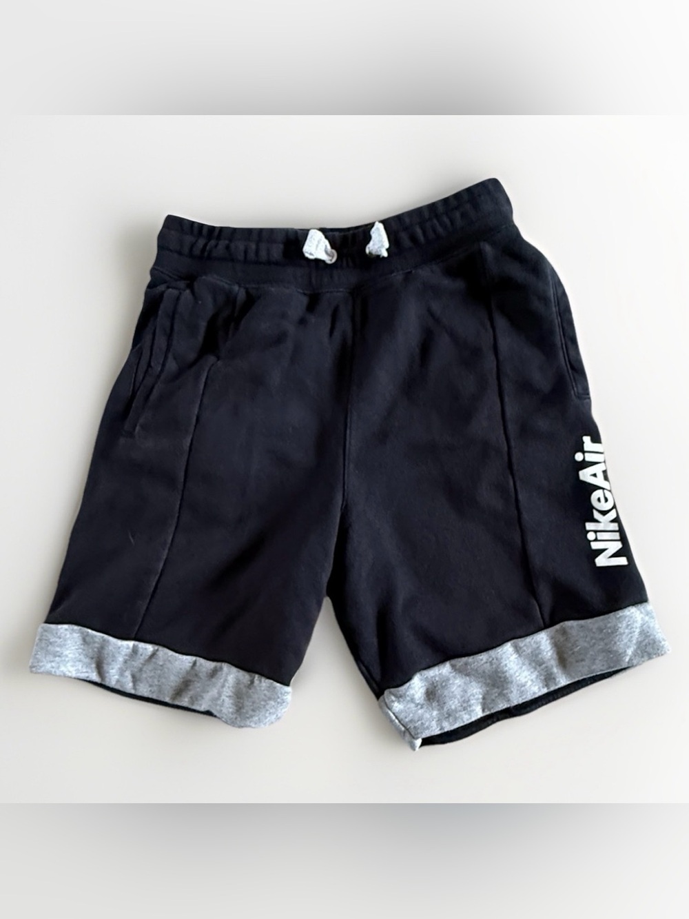 Nike Air Youth Large Black Fleece Shorts